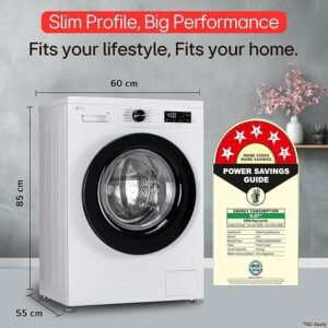LG 8 Kg 5 Star Steam Fully-Automatic Front Load Washing Machine
