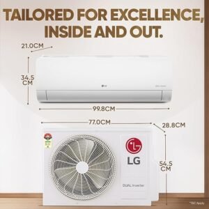 LG 1.5 Ton 5 Star DUAL Inverter Split AC