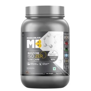 MuscleBlaze Biozyme Iso-Zero Whey Protein Isolate Powder